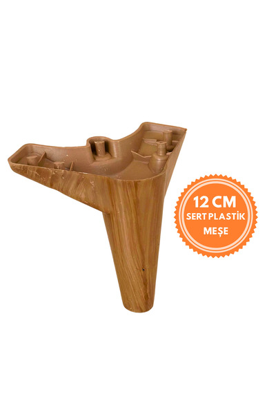 TEKSAN 12Cm Lüx Konik Mobilya Ayağı (Sert Plastik)