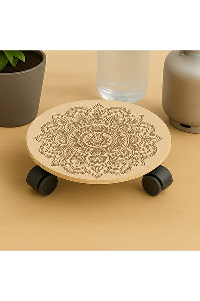 Ecowood Damacana,Saksı ve Tüp Altlığı Taşıyıcı