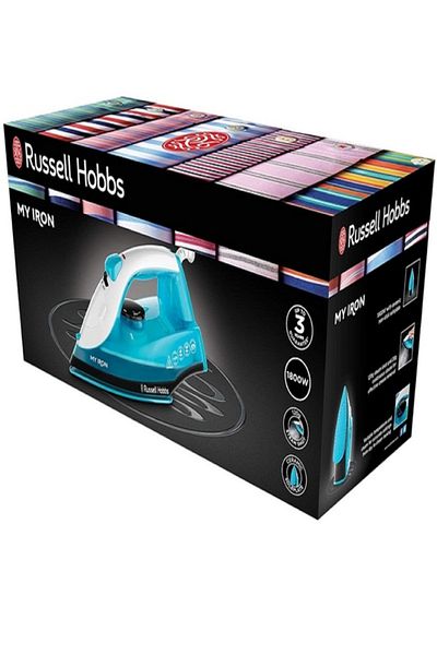 RUSSELL HOBBS 1800W Non-Stick Ceramic Plate Steam Iron