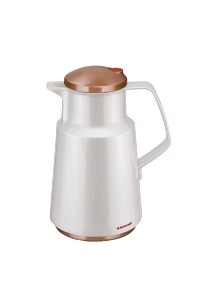ROTPUNKT Durable and Elegant Design Vacuum Jug White and Brown 1 Liter