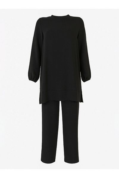 ALİA Plus Size Suit - Black - Alia