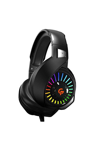 porodo RGB Definition Gaming Headset PDX410 Black Immersive Stereo Sound with Mic & RGB Lighting