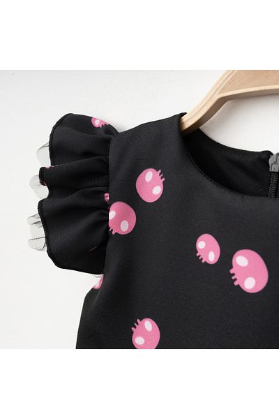 My Lusa baby wear Digital Printed Kuromi Girl Dress