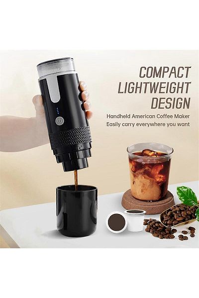 COOYA Portable Electric Espresso Coffee Machine, rechargeable, V60 Coffee Maker for Travelling,Camping