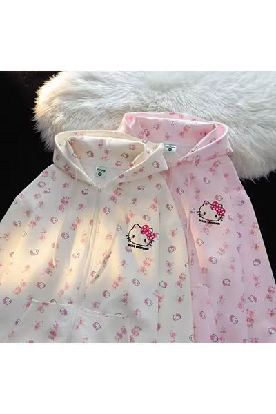 Touz Moda Ζακέτα Sanrio Anime Kawaii Hello Kitty Detail