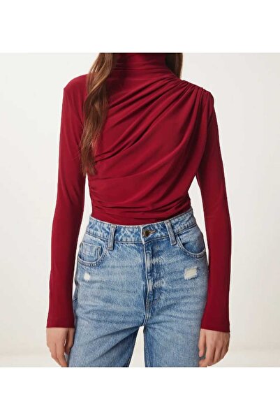 ECK MODA Dámský Bady z büzgülü elastický úplet Sandy Full Lycra