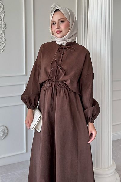 InStyle Σετ Bitter Brown με λεπτομέρεια δεμάτων