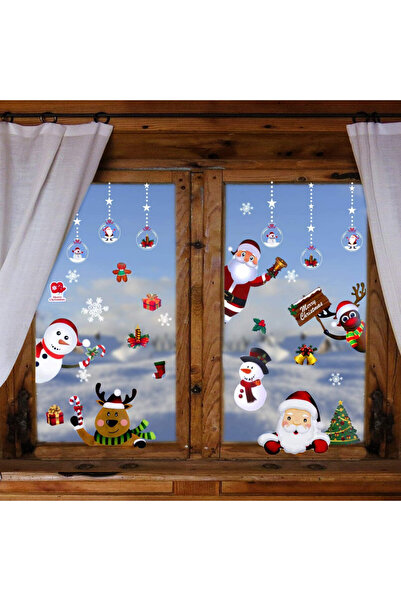 Karll Set de 8 coli de stickere de Crăciun, PVC, multicolore, 20 x 30 cm