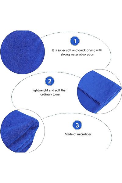 Fabienne Microfiber Bath Sheet 80x160cm Beach Towel Microfiber Oversized Bath Towel Soft Durable Light Weight