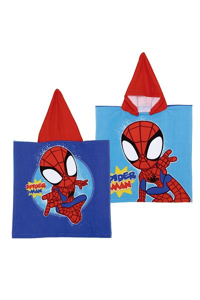 arditex Beach towel, Poncho, for children, Spidey Friends model, 55x55 cm, Arditex