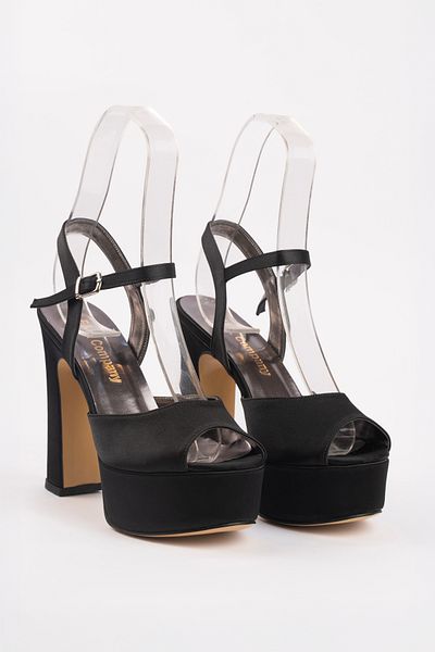 E&L Company 13cm, Black Satin, Single Face. This Product Is Guaranteed to Run. Six Are Non-Slip