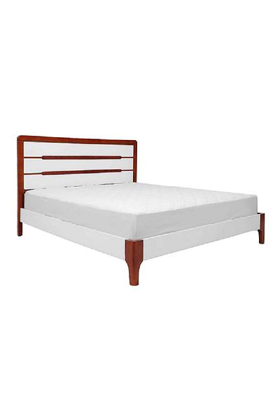 Cannon Polycotton and Non-Woven Fabric Solid King Mattress Protector White