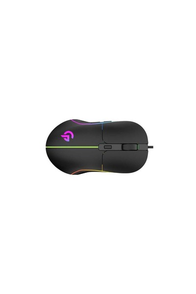 porodo Gaming RGB 7D Wired Gaming Mouse PDX311-BK Black Mouse with Programmable Buttons & RGB Light