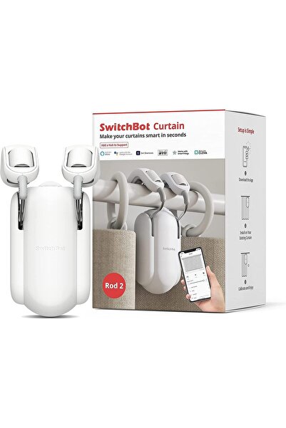 SwitchBot Curtain Rod 2 White, Rod2 W0701600
