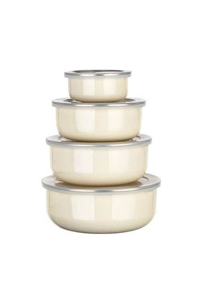 BANQUET Set caserole emailate Banquet Amande, 8 piese