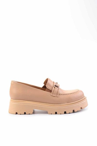 Bambi Nude Women's Loafers K01534265609