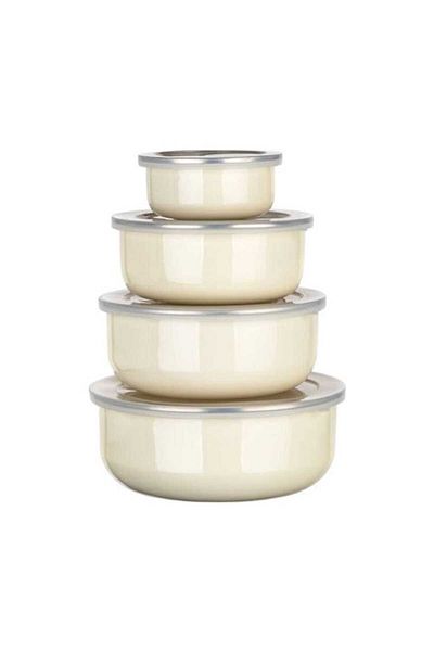 BANQUET Set caserole emailate Banquet Amande, 8 piese