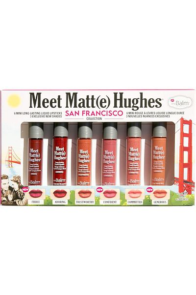 the balm THE BALM-MEET MAT 6 MINI LONG LIPSTIC VOL.SF COLLECTION