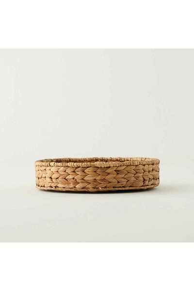 Bella Maison Διακοσμητικός δίσκος Olden Water Hyacinth Natural (28x6 cm)