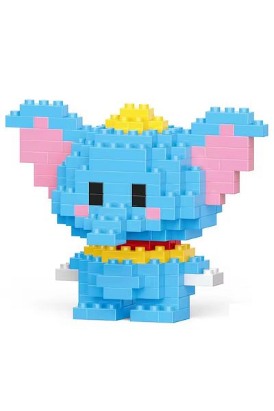 Toum Dumbo Bricks Small Particle 3D Puzzle Lego Desktop Decoration