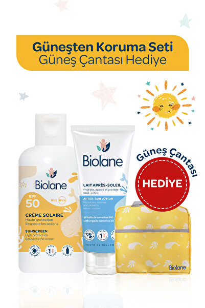 Biolane Güneşten Koruma Seti (Güneş Kremi 50 spf + Güneş Sonrası Losyon)