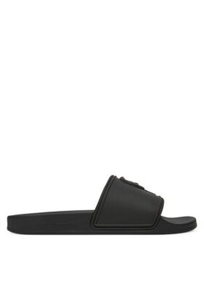 Karl Lagerfeld Men's Flip-flops black KARL LAGERFELD-KL70009A V00 BLACK RUBBER