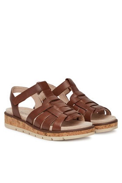 Caprice Women's Sandals brown CAPRICE-9-28715-44 303 COGNAC NAPPA