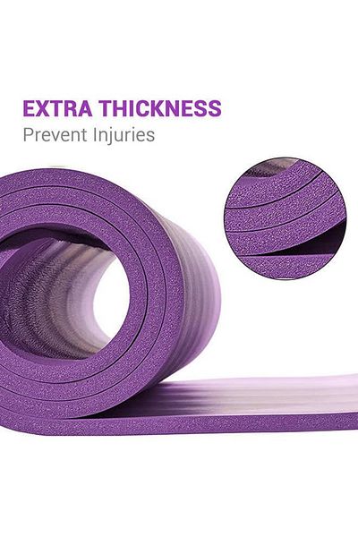 Primo Plus Anti-Tear Exercise Mat With Carrying Strap