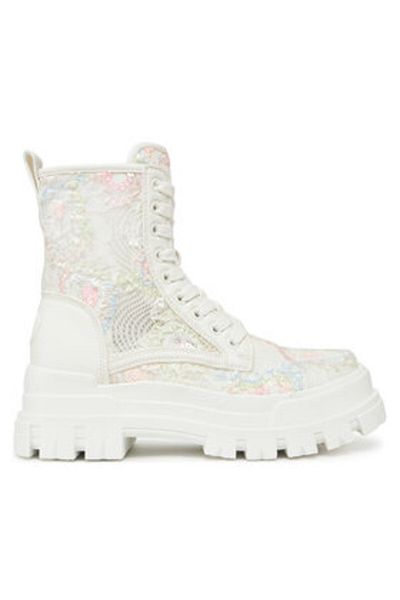 Buffalo Women's Hiking Boots white BUFFALO-1622576 WHT WHITE/ROSE/BLUE
