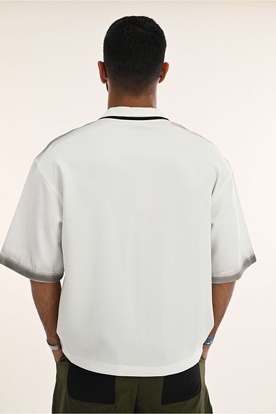 SWAG SA square-cut, short-sleeved shirt