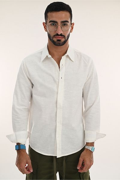 SWAG SA Long sleeve linen shirt