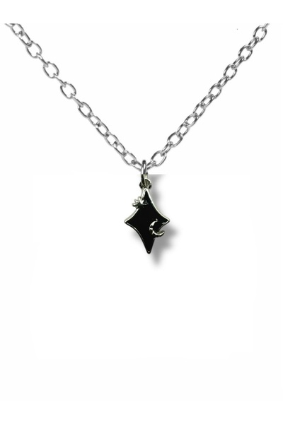 Herşey Nota Black Shine Shiny Unisex Necklace – Modern and Stylish Design