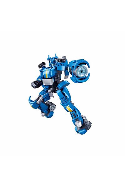 Sluban 253-Piece Exosuit 2-in-1 Autobots Sports Car Building Set Blue and Black