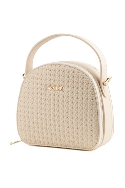 Armine Modern Stylish Design Shoulder Bag Cream