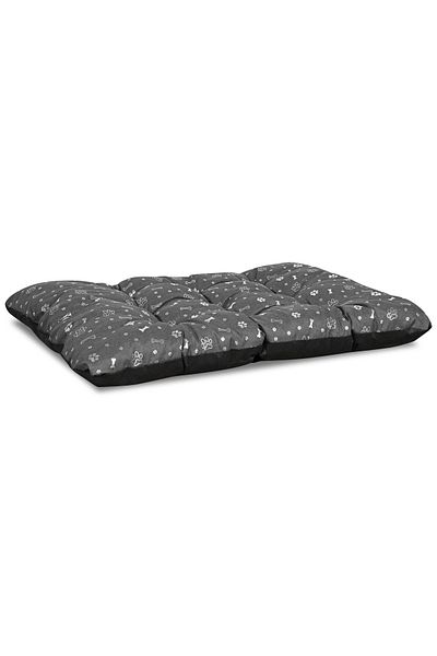 shumee Pernă pat pentru câini PRESTIGE 100x70 cm impermeabilă, model oase argintii