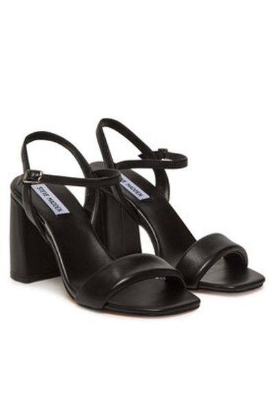 Steve Madden Women's Sandals black STEVE MADDEN-SM11003691 017 BLACK LEATHER