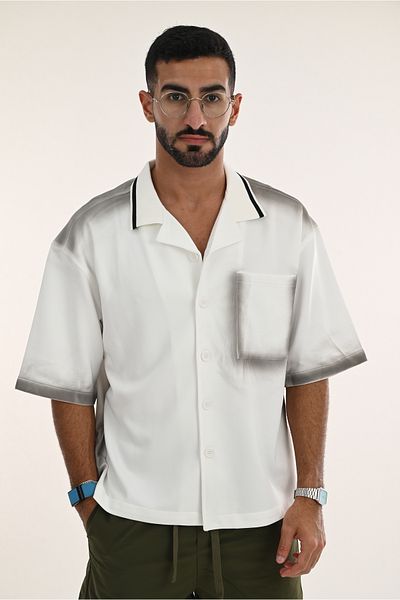 SWAG SA square-cut, short-sleeved shirt