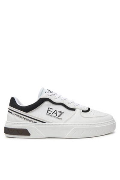 EA7 Emporio Armani Teniși bărbați albi EA7 EMPORIO ARMANI-X8X173 XK374 U026 ALB+NEGRU