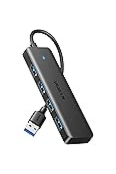 ATOZS USB HUB 4-Port USB 3.0 Hub, Ultra-Slim Data USB Hub with 10MM Extended Cable , for MacBook