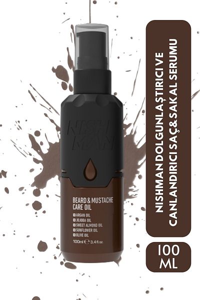 NISHMAN Plumping and Revitalizing Hair Beard Serum 100 ml