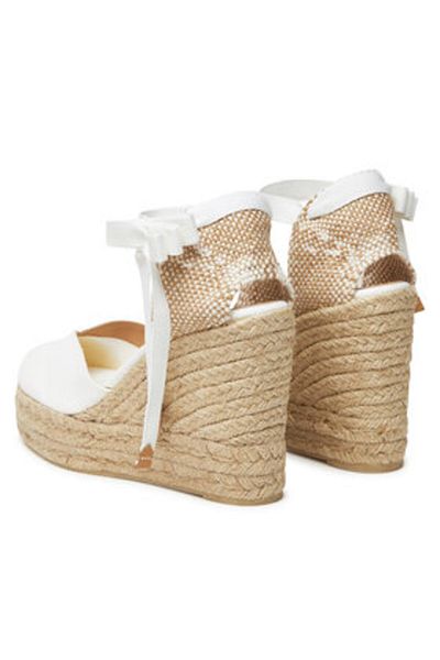 Castaner Espadrile de damă albe CASTANER-020992-200 ALB