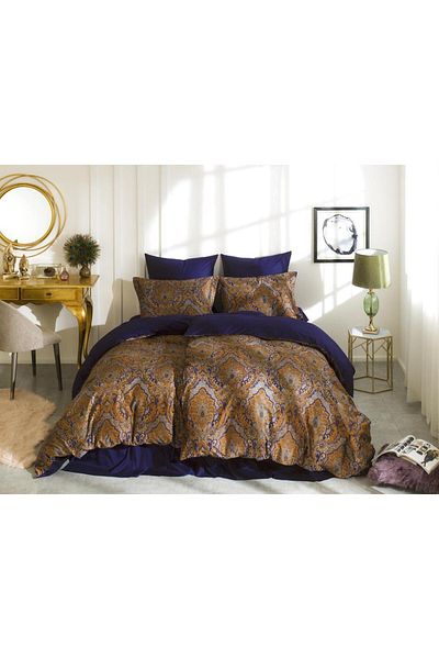 Karna Home Set cuvertură de pilota Seria Liniu Satin Sultan 150X220