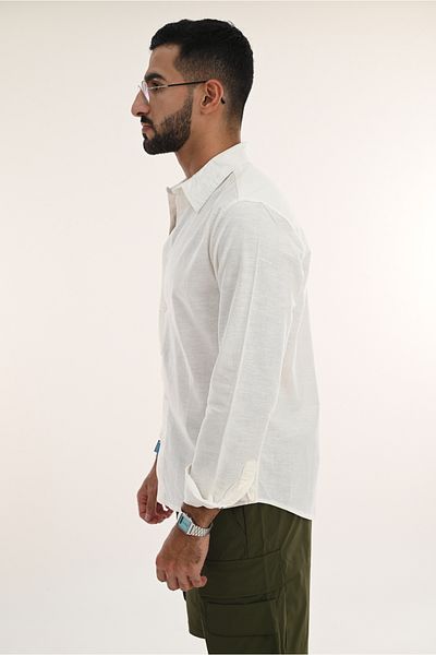 SWAG SA Long sleeve linen shirt
