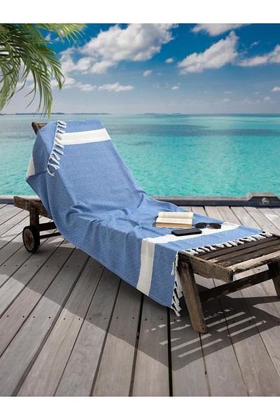 Karna Home Πετσέτα θαλάσσης Ege Esinti Peshtemal 90x170 cm με απαλή υφή, γρήγορο στέγνωμα, ανώτερης ποιότητας