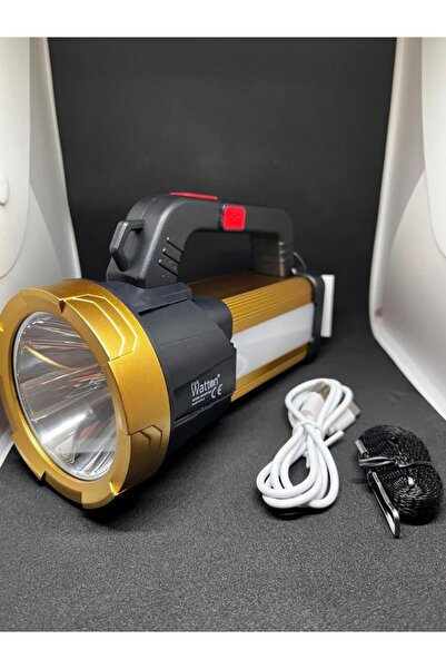 Watton WT-615.1 - 6 MOD ÖZELLİĞİ - ŞARJLI EL FENERİ PROJEKTÖR TİPİ (MERCAMP)