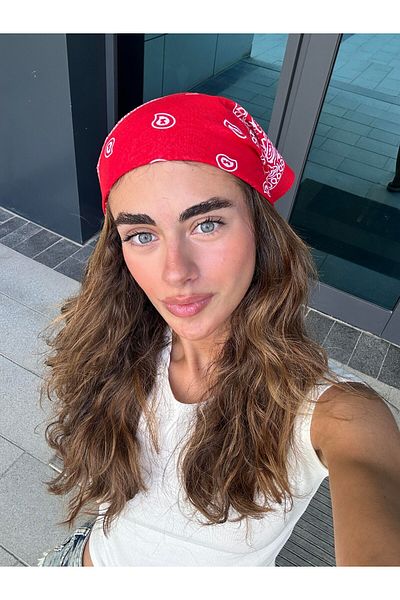 Retrobird Bandana Women Red