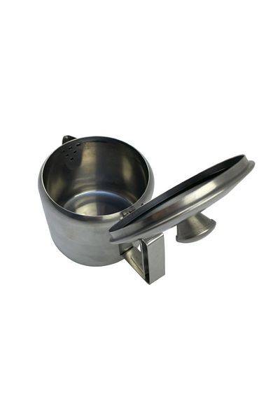 AzHome Milk jug with lid, Stainless steel, 600 ml