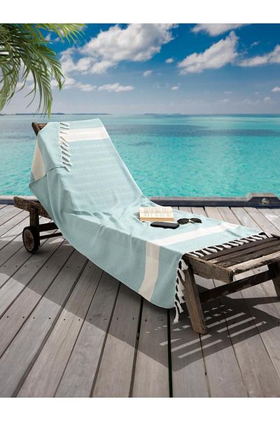 Karna Home Πετσέτα θαλάσσης Ege Esinti Peshtemal 90x170 cm με απαλή υφή, γρήγορο στέγνωμα, ανώτερης ποιότητας