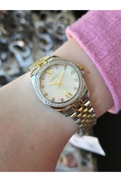 Essence Es6661Fe.220Ss Essence Women's Watch with 2 Years Warranty Stylish and Esthetic Combination Product Water g