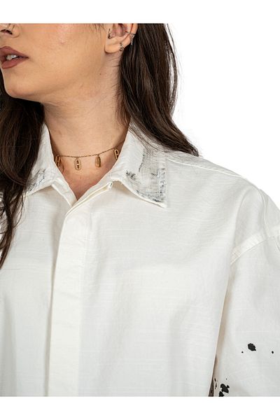 SWAG SA Korean style shirt with distinctive polka dots